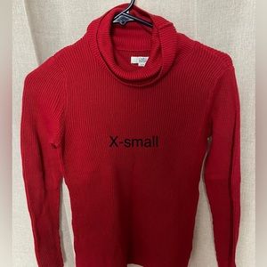 Xsmall red sweater